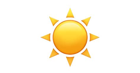 sonne emoji kopieren|☀️ Sun Emoji